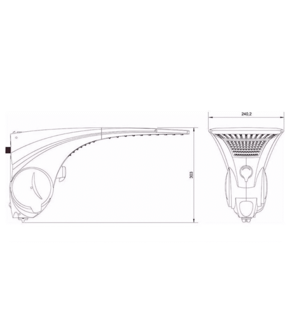Chuveiro Ducha Lorenzetti Duo Shower Quadra 5500w - Imagem 2