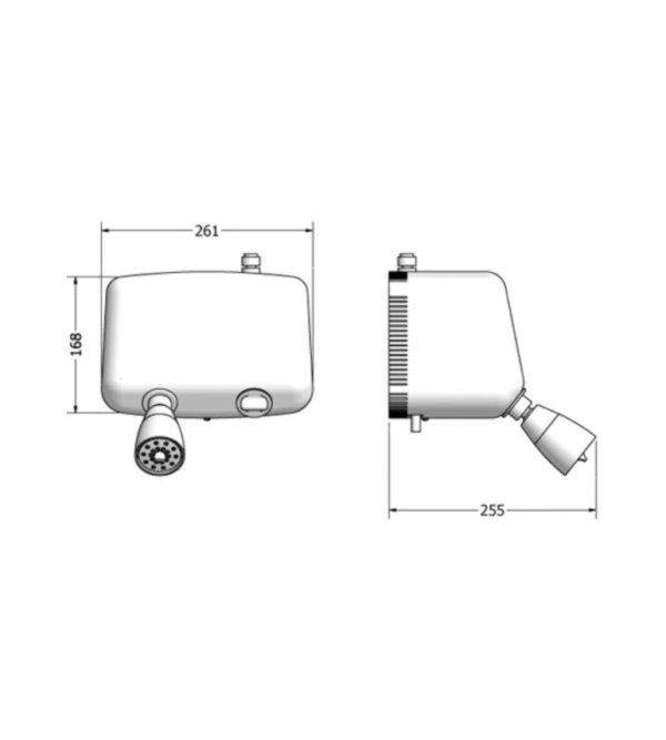Ducha Jet Turbo 4T Multitemperaturas Lorenzetti 7800w 220v - Imagem 2