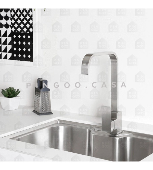 Cuba para cozinha com acessórios carajás e Torneira misturador monocomando gourmet São lorenço pingoo - Imagem 4