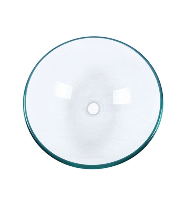 Cuba de Vidro Incolor Redonda 35 cm Clear - Sanit - Imagem 3
