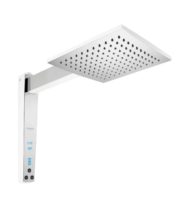 Chuveiro Digital 127V (110V) 5500W Acqua Century Branco e Cromado Lorenzetti