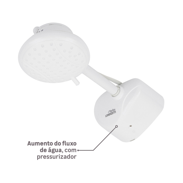 Ducha Bella Ducha Turbo 220v Branca - Lorenzetti - Imagem 4