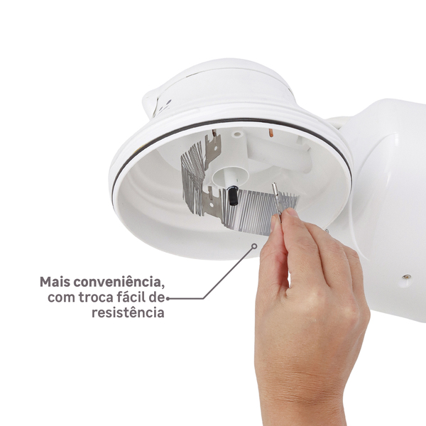 Ducha Bella Ducha Turbo 220v Branca - Lorenzetti - Imagem 3